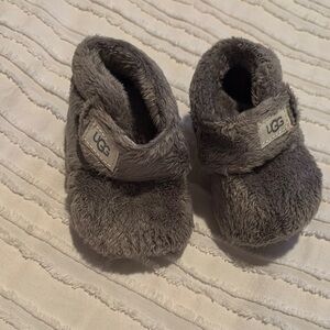 UGG Gray Cozy Slippers Plush Ankle-High